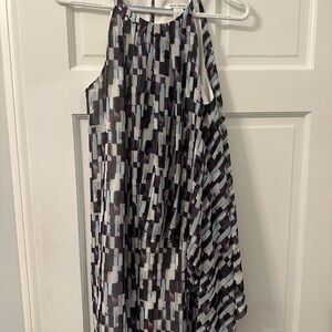 White House Black Market Abstract Print Dress